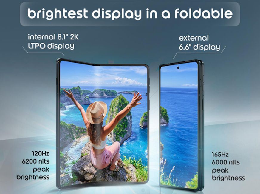Motorola Razr Fold displays