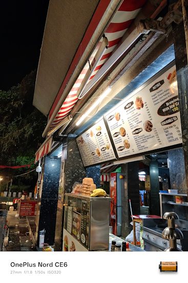 OnePlus Nord CE 6 27mm stall shot night