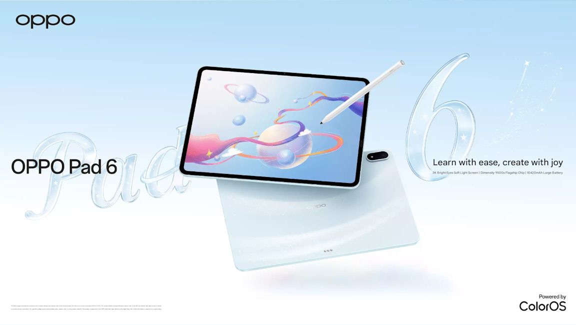 Oppo Pad 6 official China launch banner Oppo Pad 6 official China launch banner