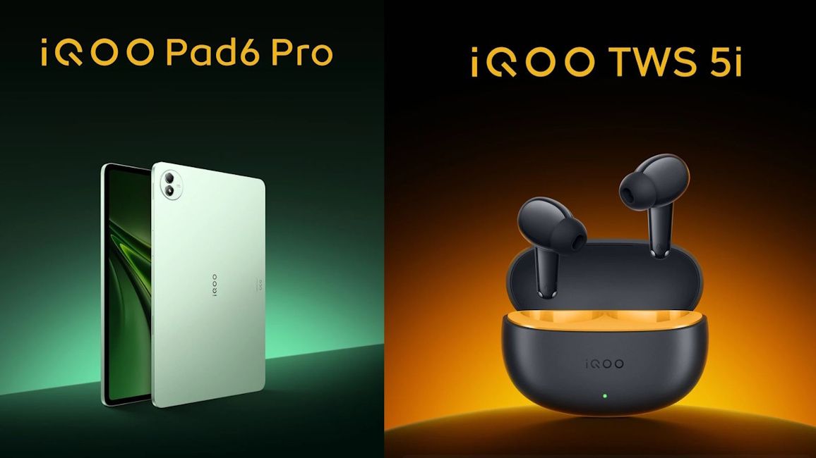 iQOO Pad 6 Pro and iQOO TWS 5i