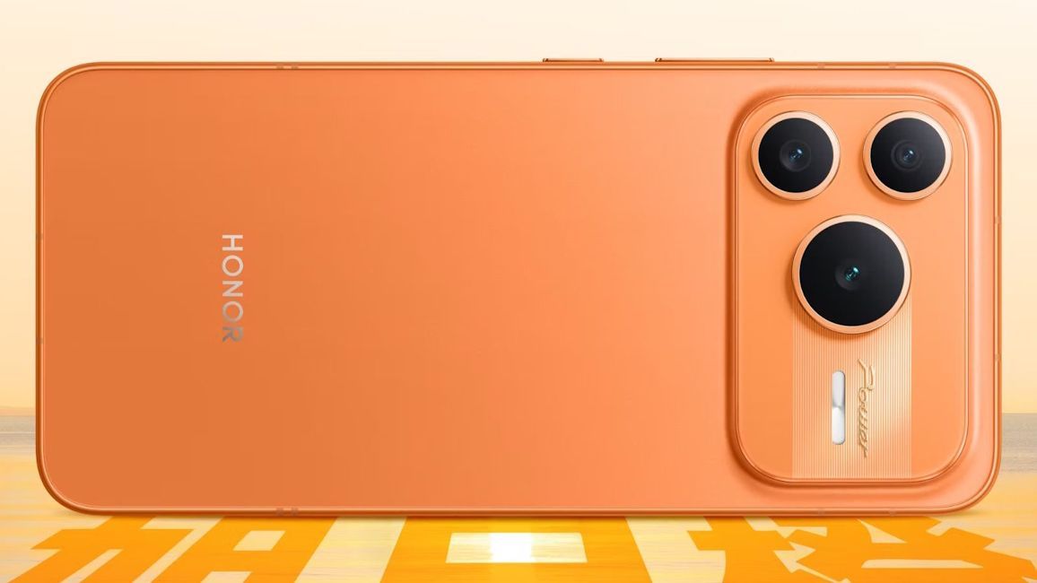 Honor Power 2 in orange colourway from the back