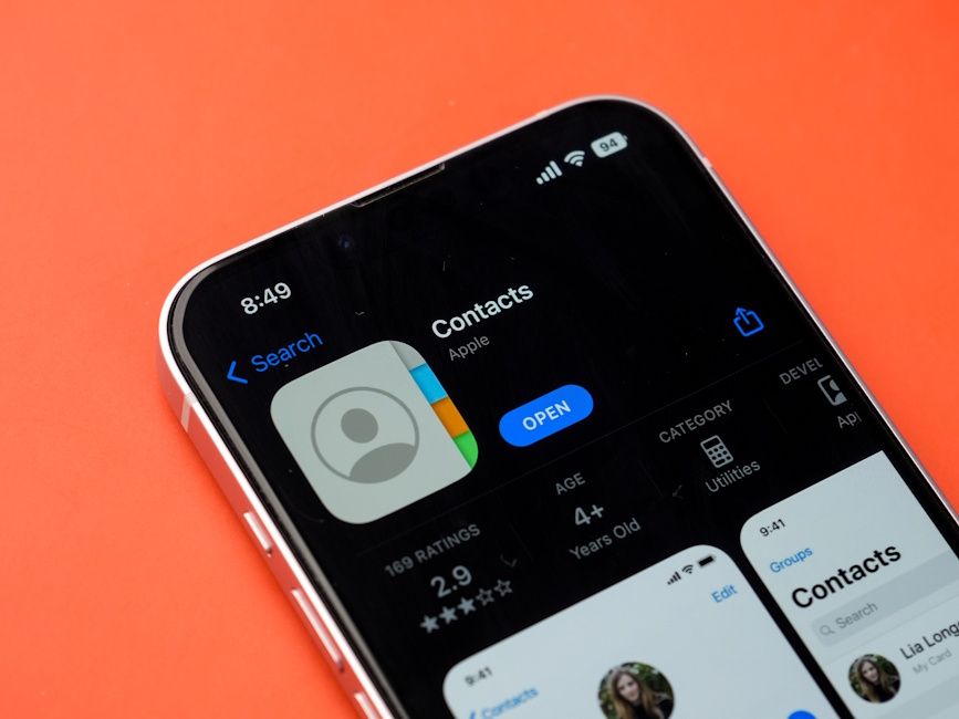 Contacts app in the App Store