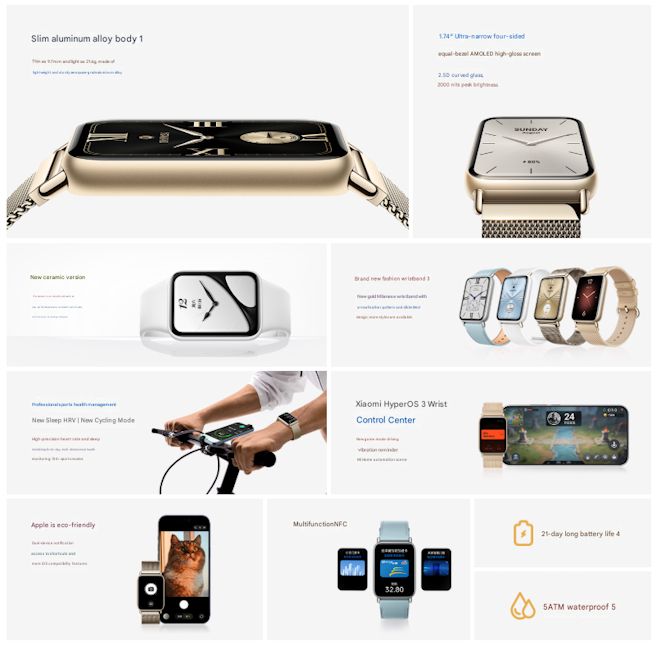 Xiaomi Smart Band 10 Pro specifications and features