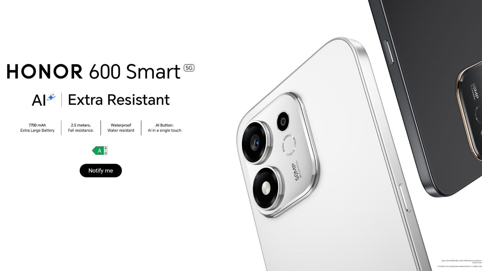 Honor 600 Smart 5G Silently Launched with 7,700mAh Battery and Snapdragon 4 Gen 4 thumbnail