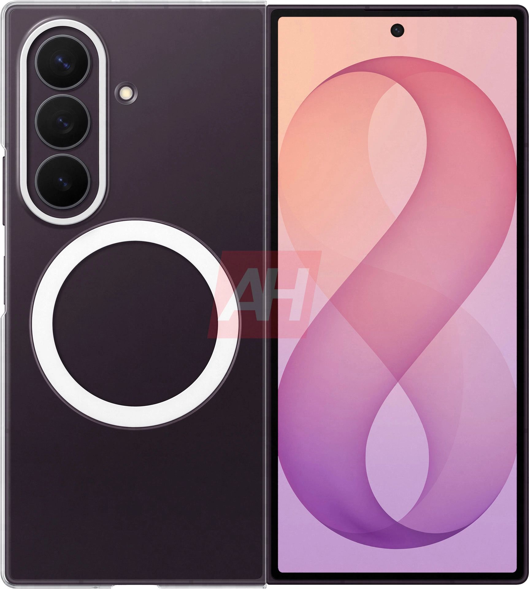 Samsung Galaxy Z Fold 8 UltraTransparent plastic case