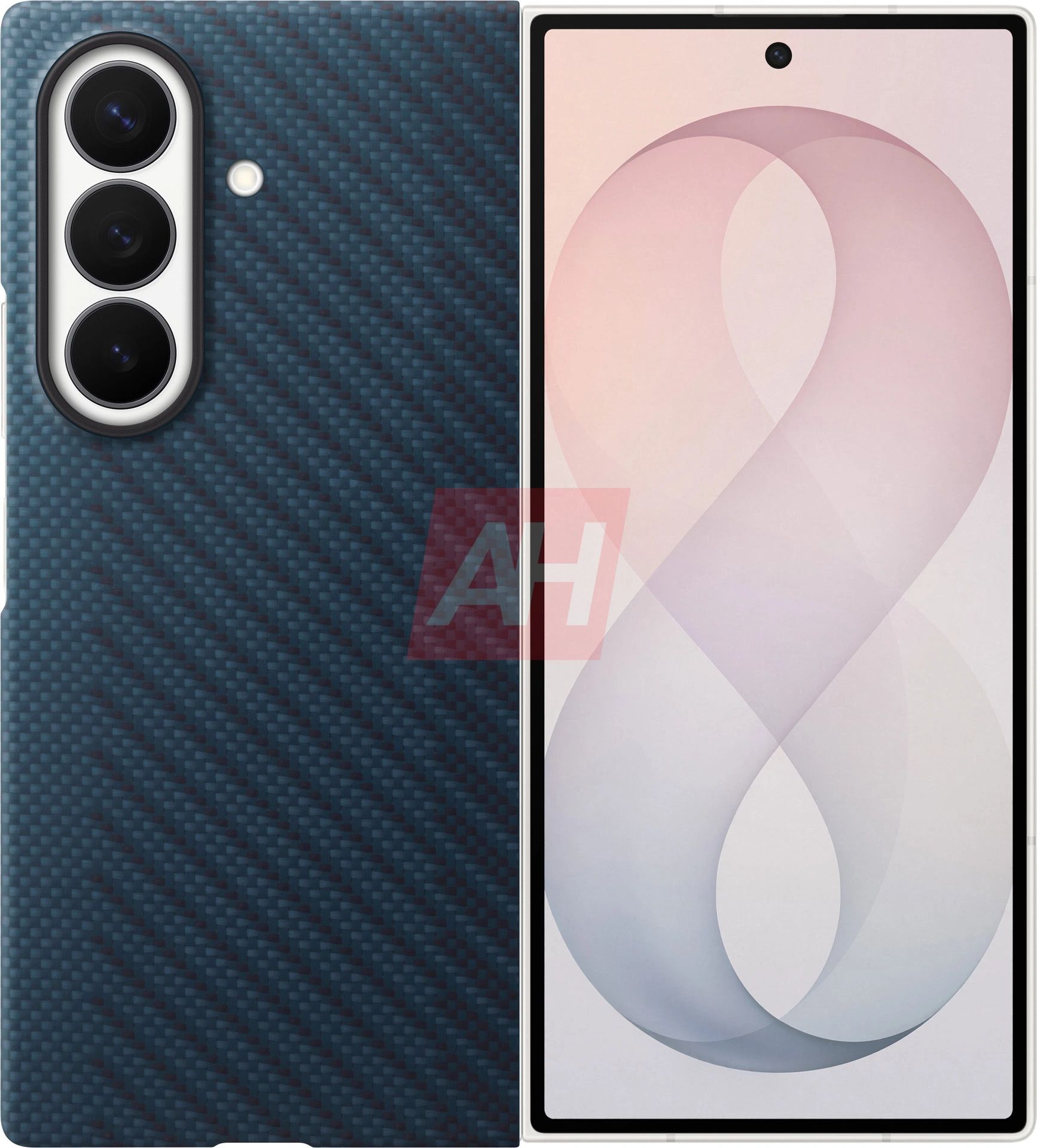 Samsung Galaxy Z Fold 8 Ultra Blue Aramid Fibre case