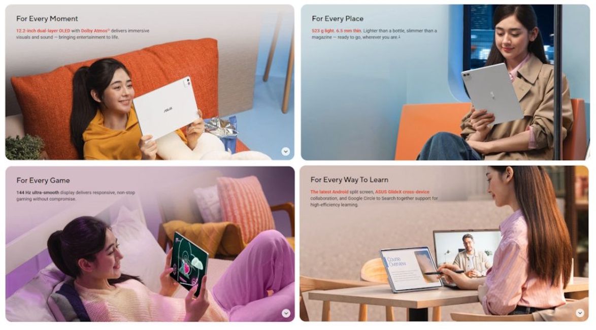Asus Pad features