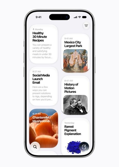 the new siri app with conversation history