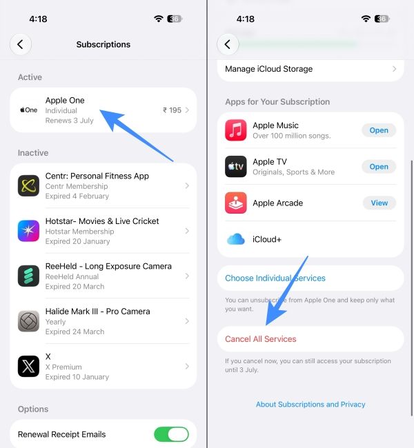 Cancel Apple One Subscription Cancel Apple One Subscription