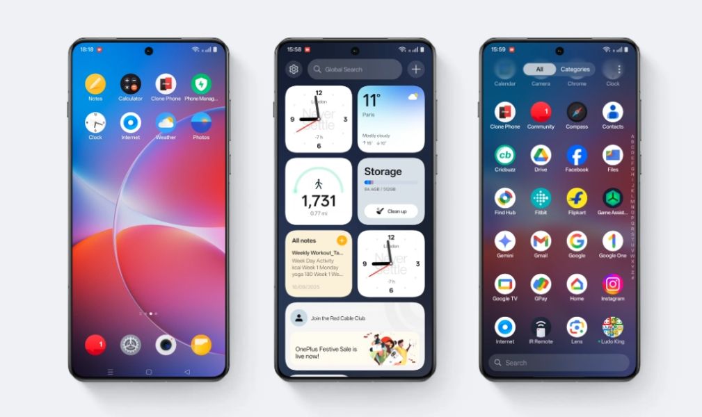 Oppo ColorOS 16 home screen and shelf widgets Oppo ColorOS 16 home screen and shelf widgets