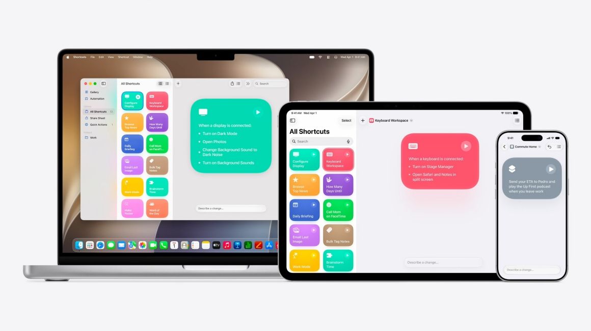 Cutom shortcuts with AI in iPhone, iPad and Mac 