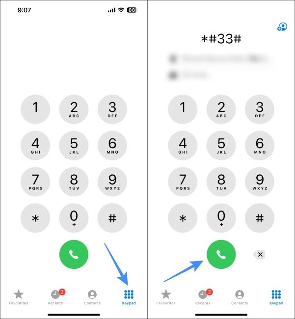 Dial iPhone Secret code in the Phone app Dial iPhone Secret code in the Phone app