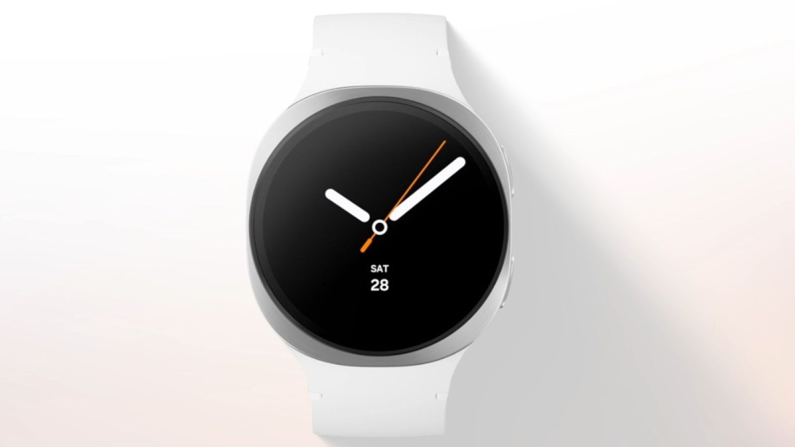 Samsung Galaxy Watch 8 from the front