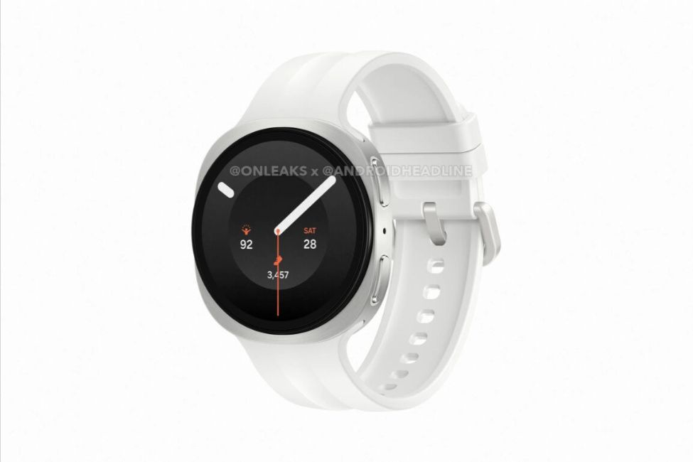 Samsung Galaxy Watch 9 in Creme spread out