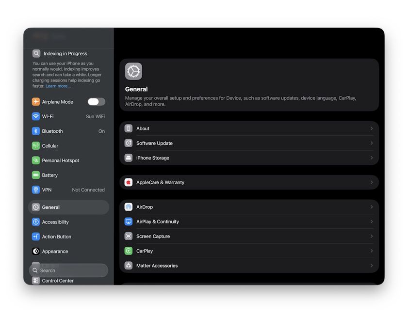 iPhone Mirroring in iOS 27 iPhone Mirroring in iOS 27