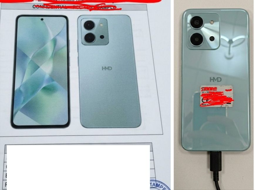 HMD C2 in Green from the back