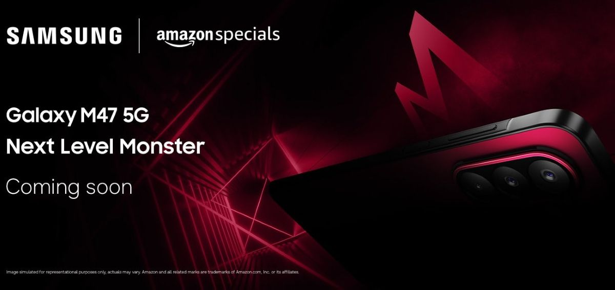 Samsung Galaxy M47 5G teaser poster Samsung Galaxy M47 5G teaser poster