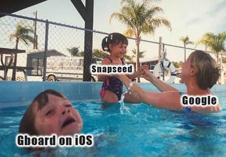 Mother Ignoring Kid Drowning In A Pool