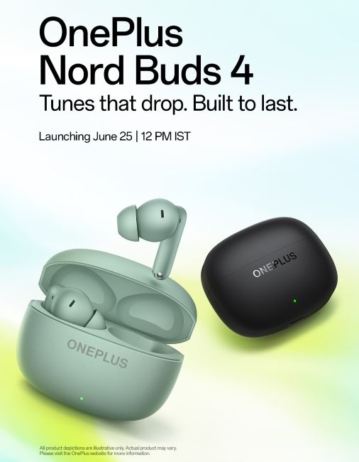 OnePlus Nord Buds 4 in black and green colourways OnePlus Nord Buds 4 in black and green colourways