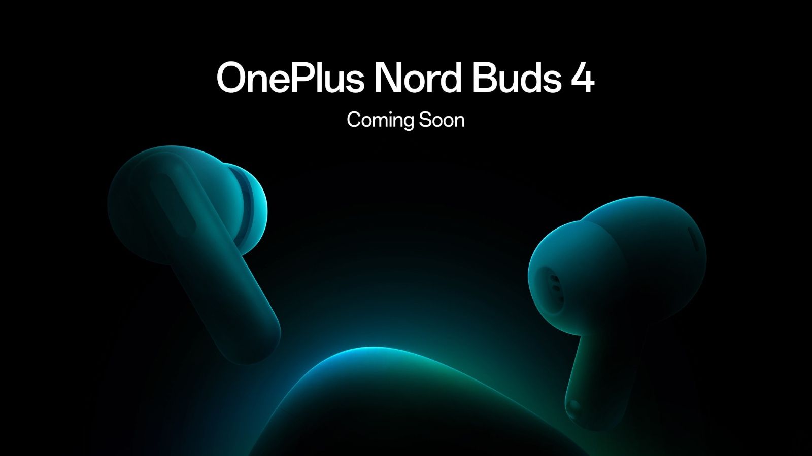 OnePlus Nord Buds 4 teaser poster silhouette