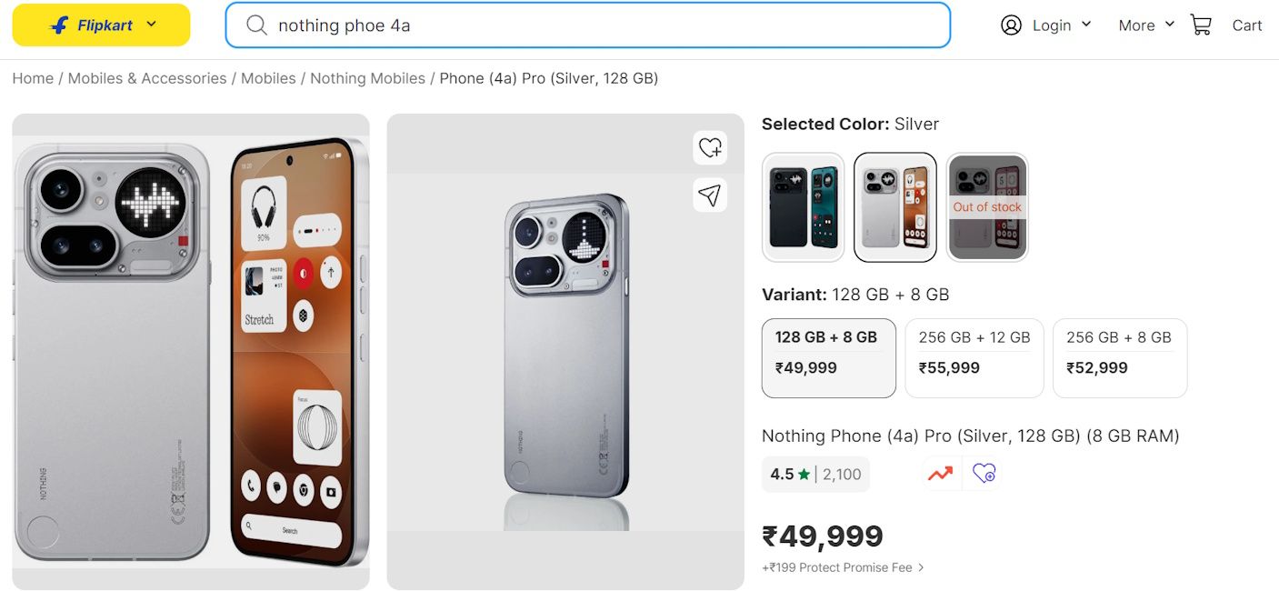 Nothing Phone (4a) Pro price hike in India