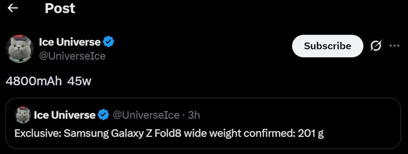 Samsung Galaxy Z Fold 8 Wide battery and charging leak Samsung Galaxy Z Fold 8 Wide battery and charging leak