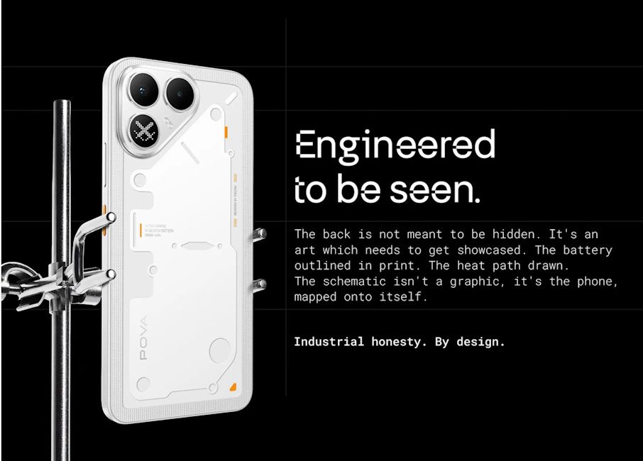 Tecno Pova 8 design Tecno Pova 8 design