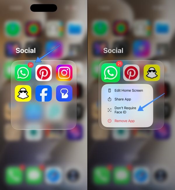 Unlock Locked apps on iPhone