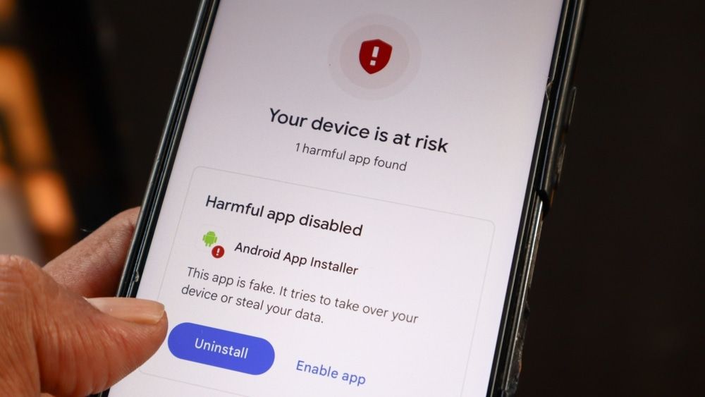 google play protect flagging a suspicious app on android phone google play protect flagging a suspicious app on android phone