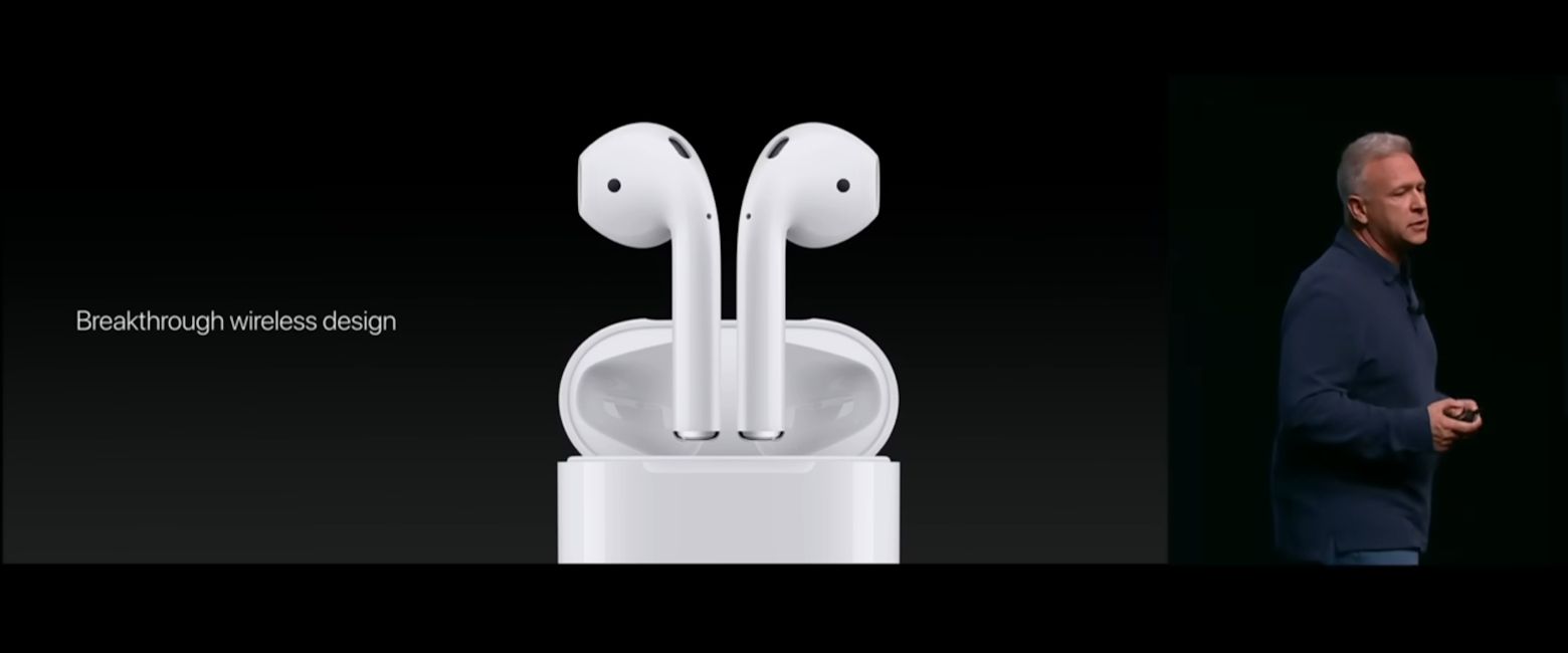 Apple AirPods unveiled at 2016 event