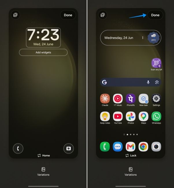 screenshot from samsung phone showing how to change background screenshot from samsung phone showing how to change background
