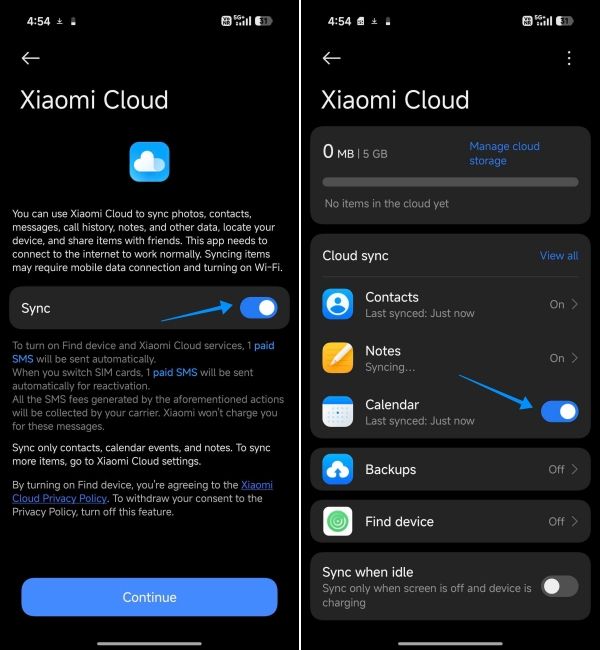 screenshot from xiaomi phone showing how to back up data to cloud screenshot from xiaomi phone showing how to back up data to cloud
