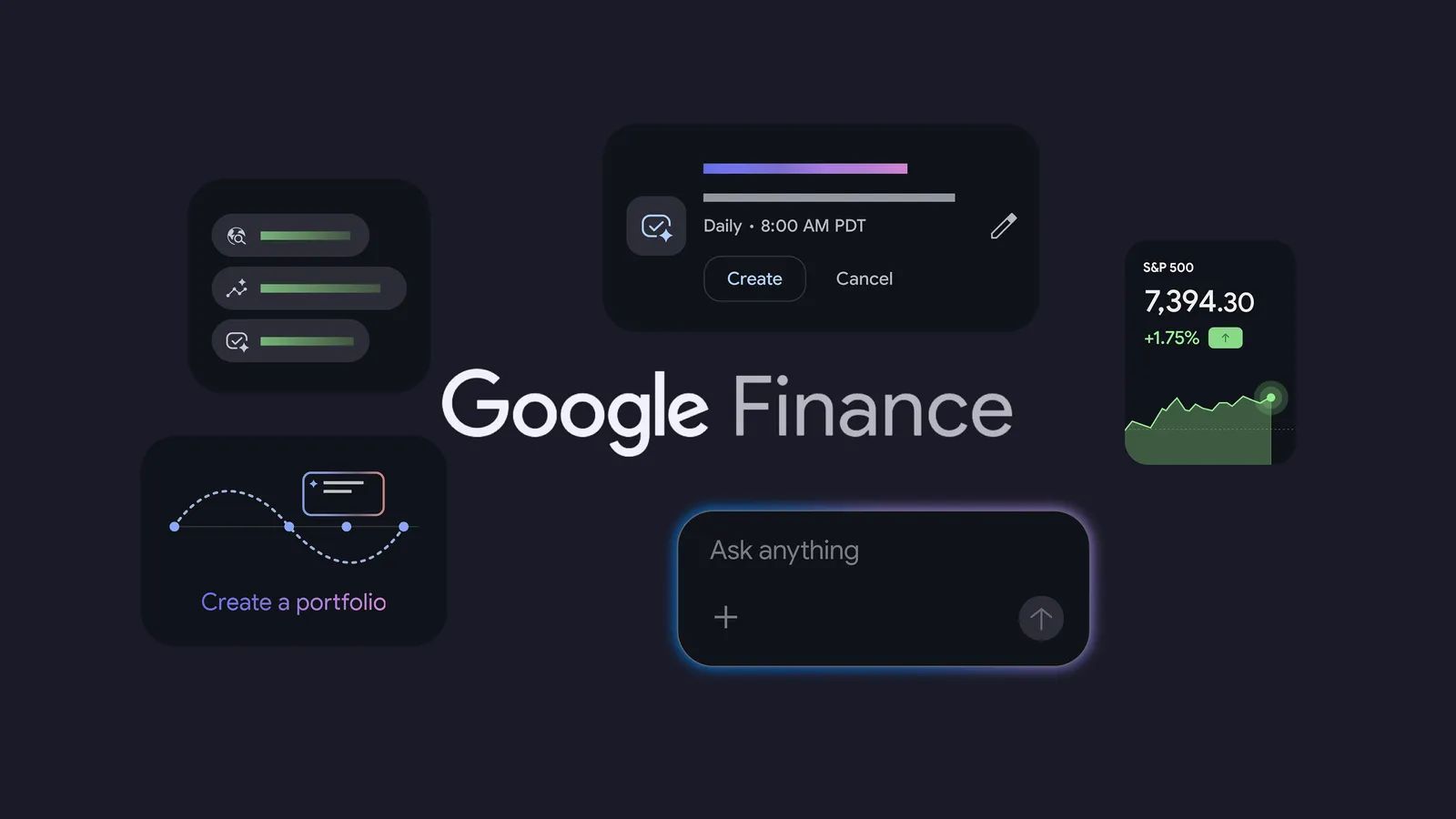 Google Finance Android app official banner image