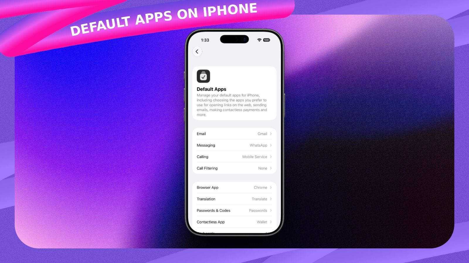 How to Change Default Apps on iPhone (2026 Guide) thumbnail How to Change Default Apps on iPhone (2026 Guide) thumbnail