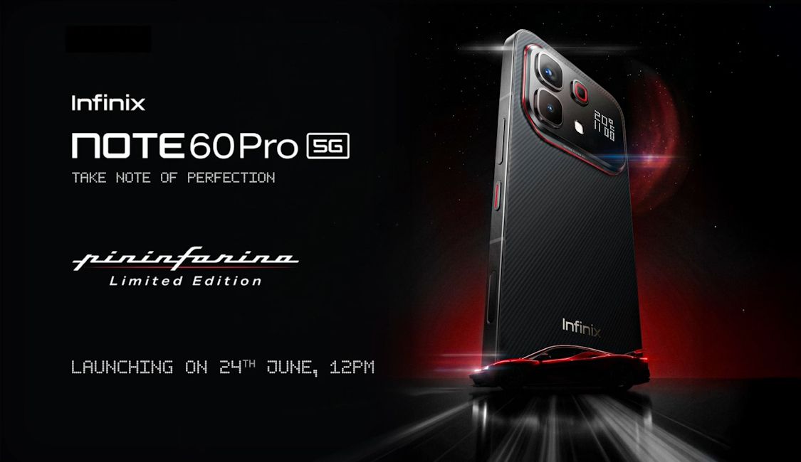 Infinix Note 60 Pro 5G Pininfarina Edition launch date banner