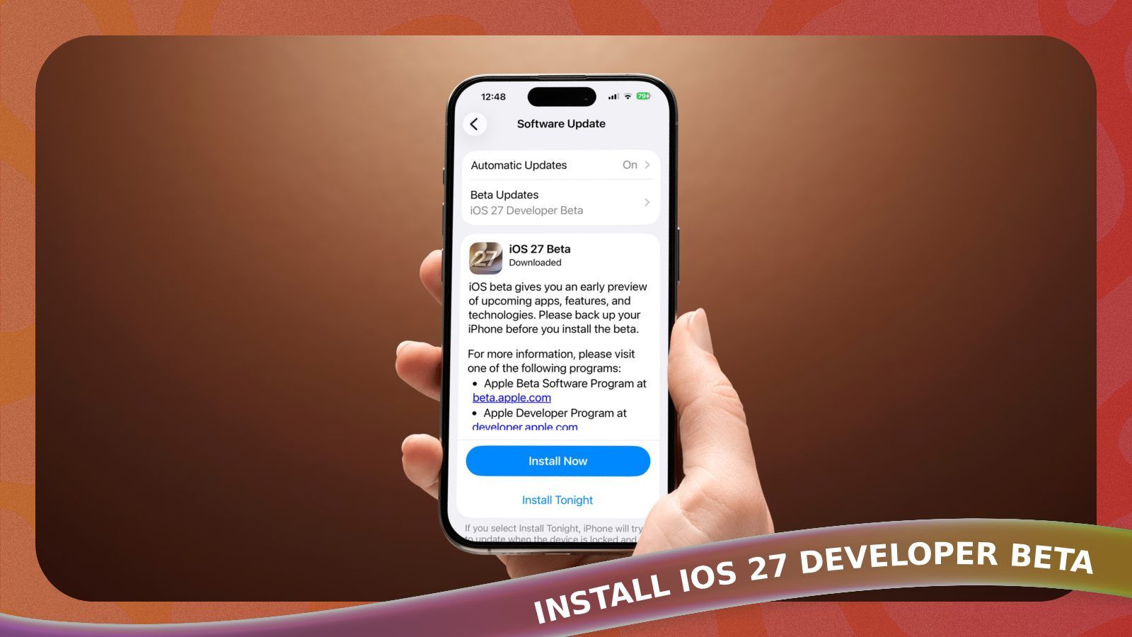 How to Install iOS 27 Developer Beta on Your iPhone thumbnail