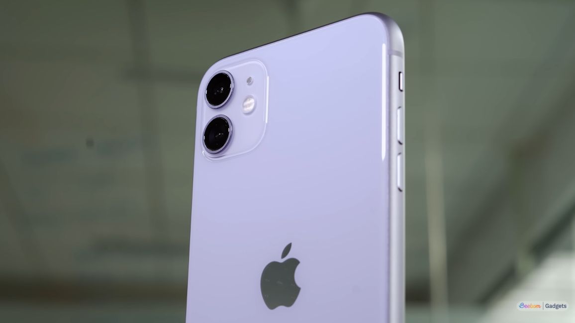 iPhone 11 close up at the camera module