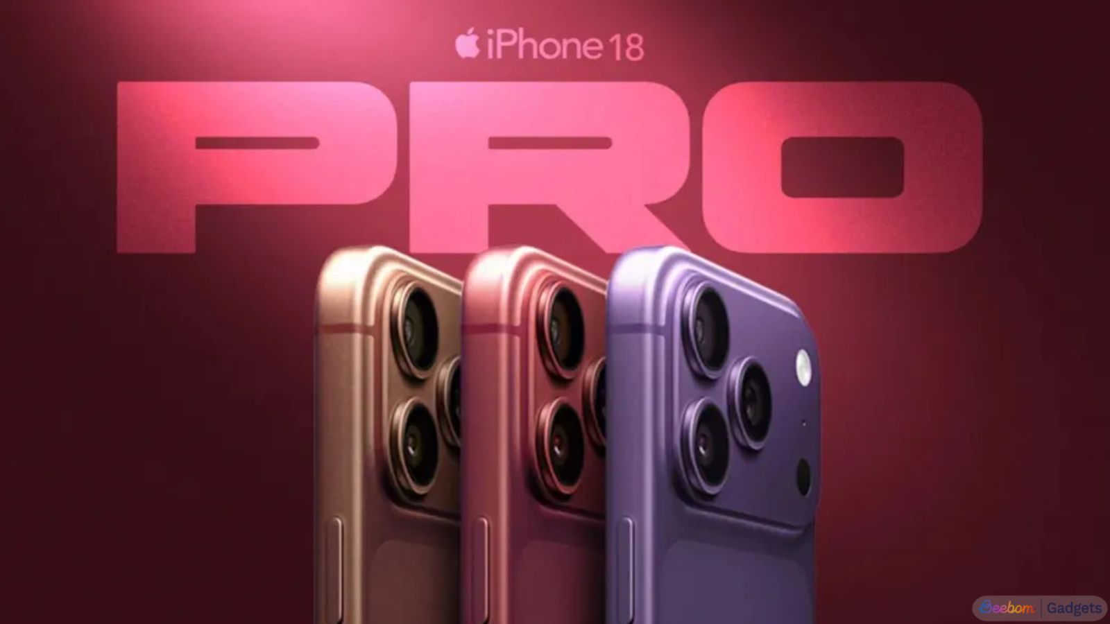 Apple iPhone 18 Pro in all colourways