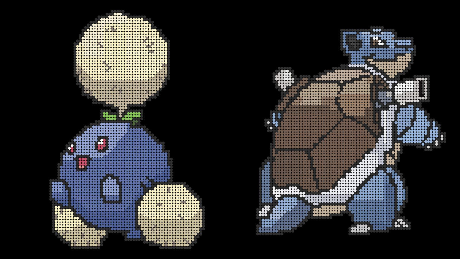 Jumpluff and Blastoise Pokémon 