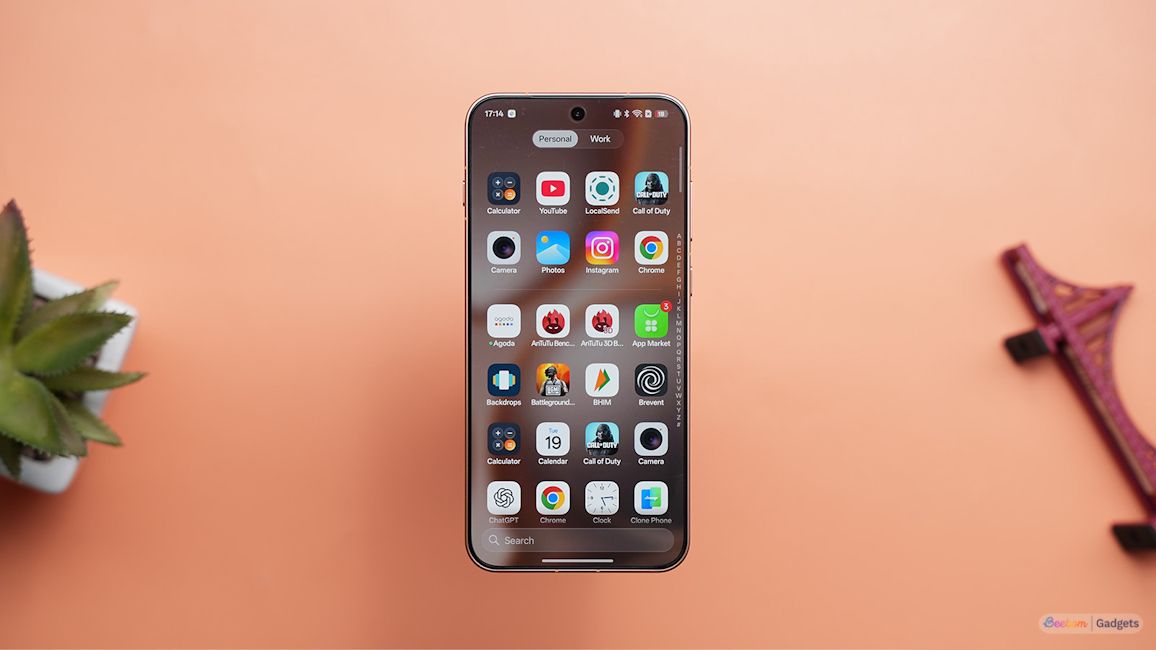 Find X9s ColorOS 16 app drawer