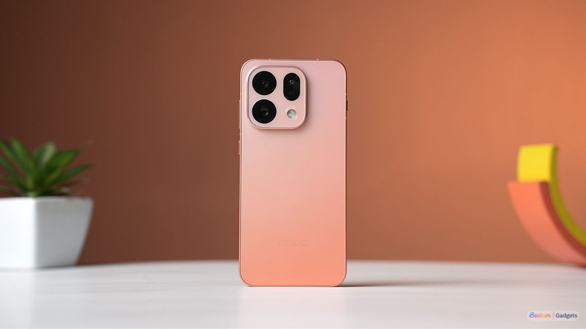 Oppo Find X9s Sunset Orange design