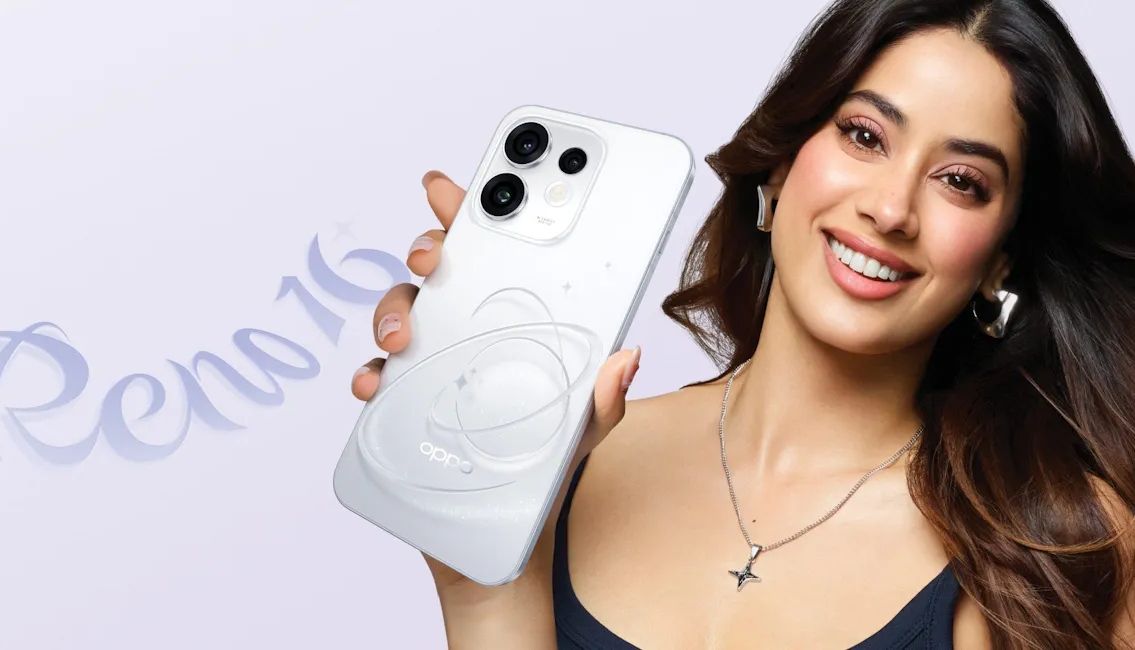 Oppo Reno 16 design showcased while in hand