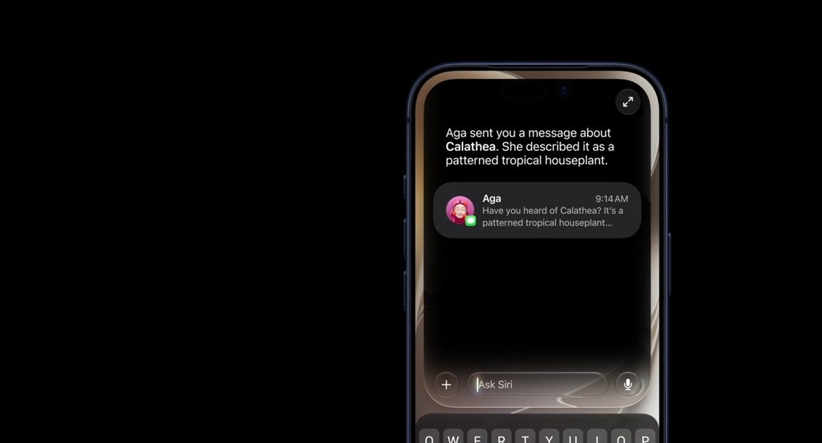 siri ai pulling out personal context