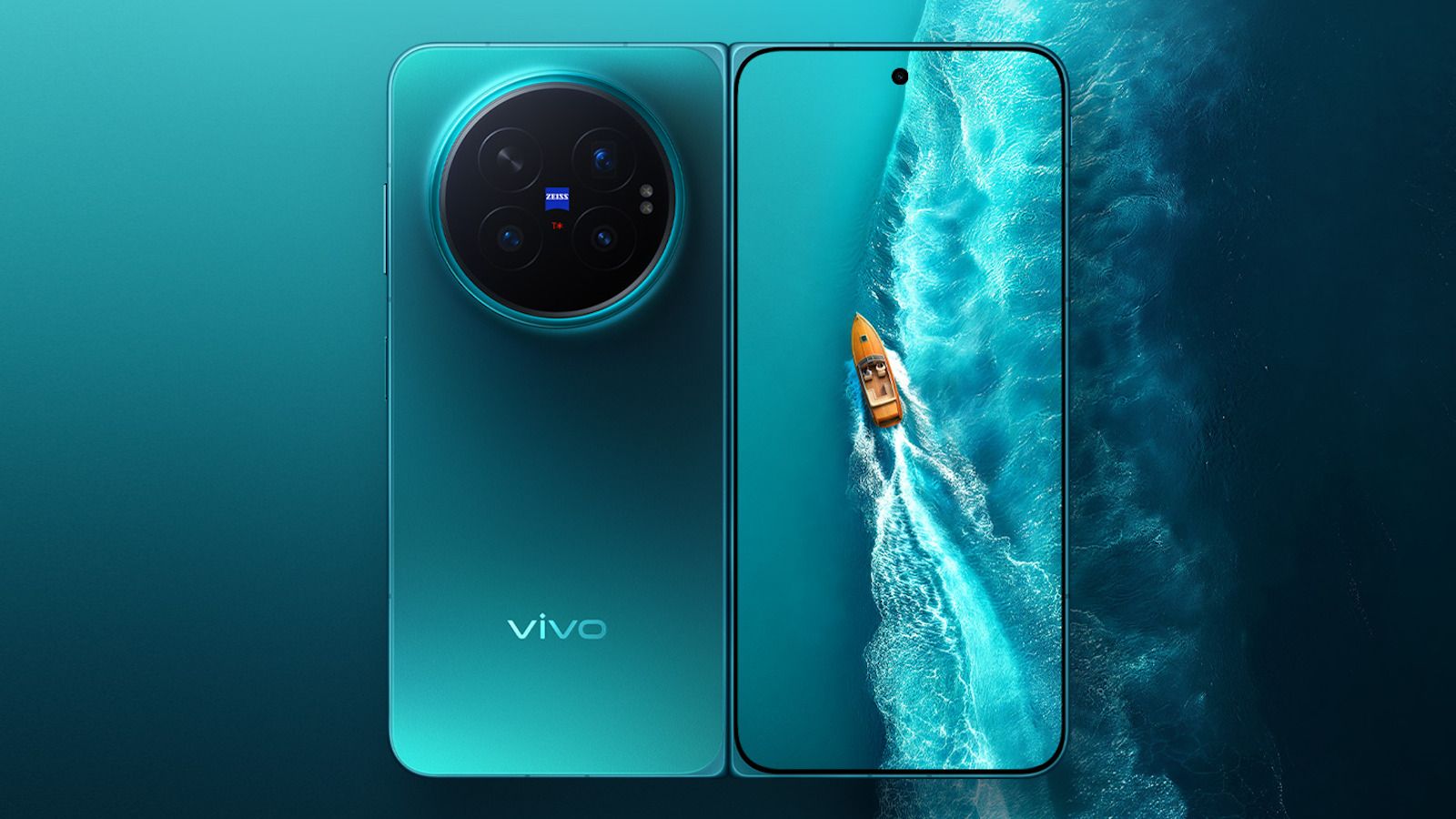 Vivo X Fold 6 unfolded back design showcased Vivo X Fold 6 unfolded back design showcased