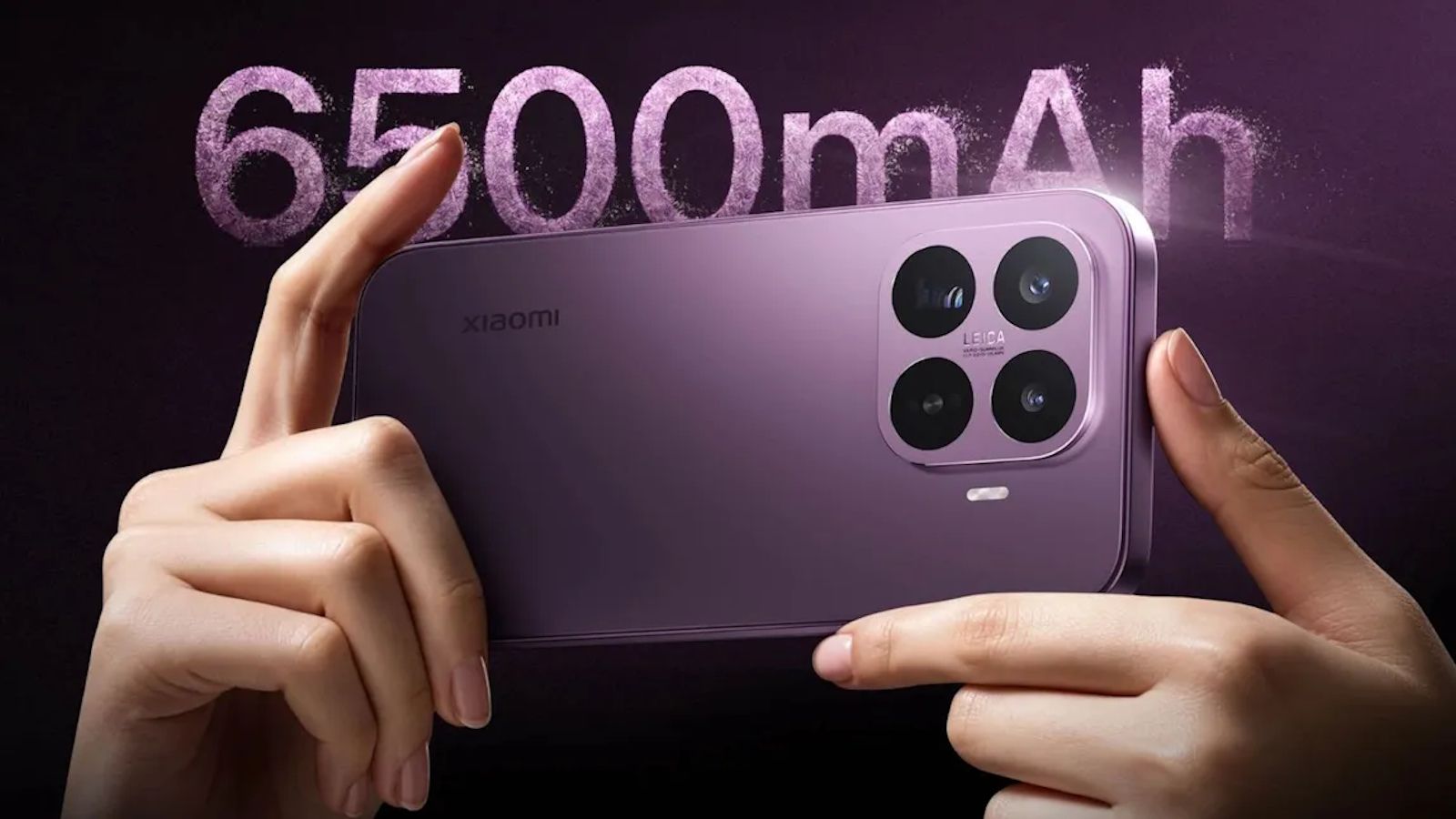 Xiaomi 17T in hand Violet back design showcased with battery capacity revealed Xiaomi 17T in hand Violet back design showcased with battery capacity revealed
