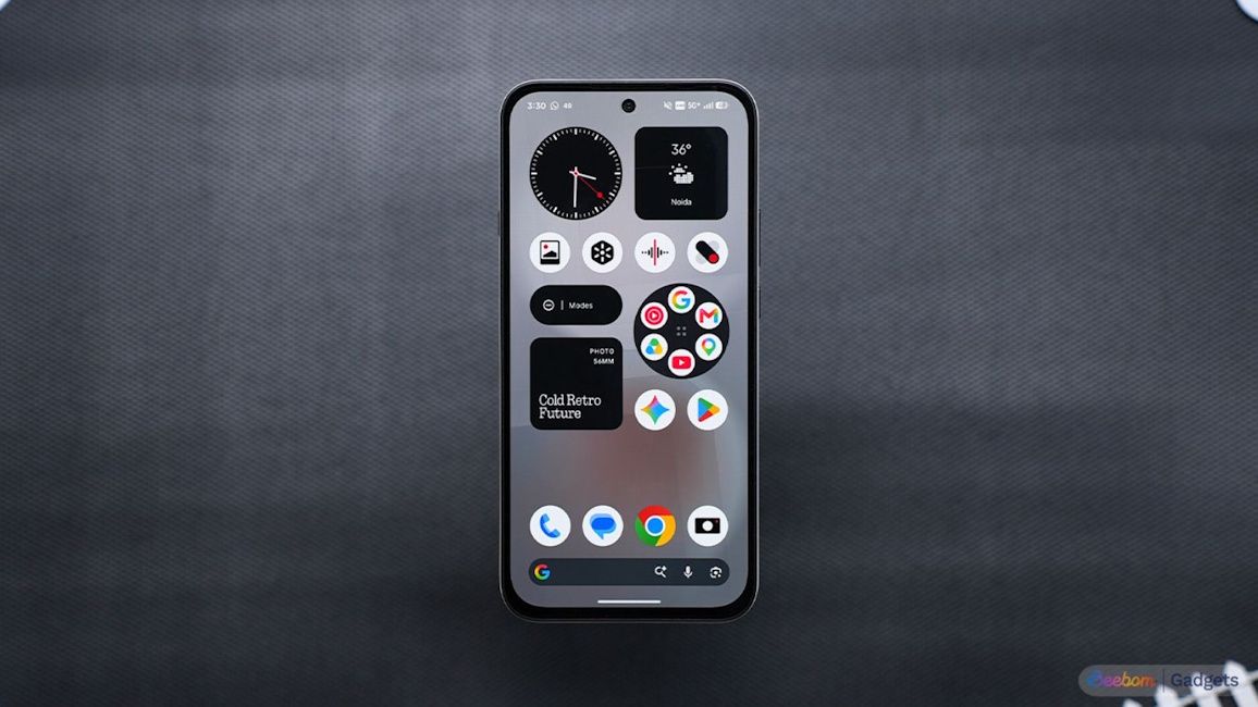 Nothing Phone 4b front design Nothing Phone 4b front design