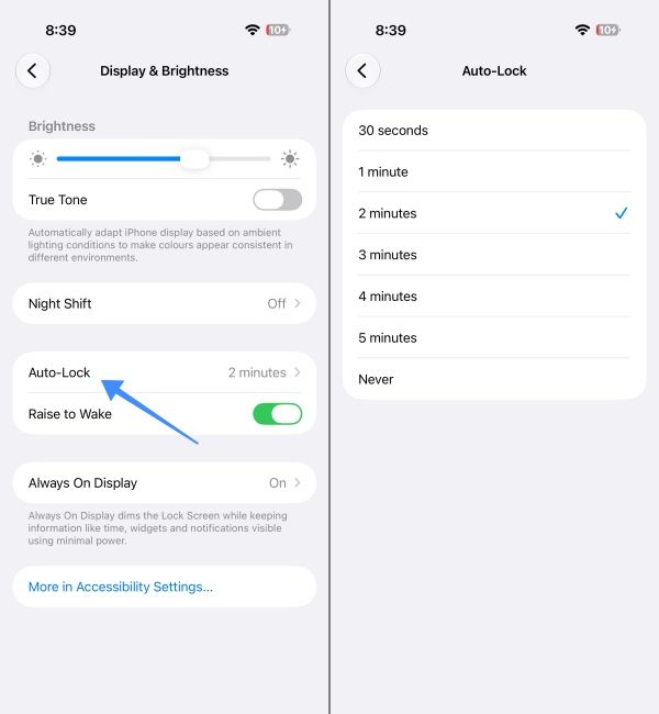 Change Auto lock settings on iPhone Change Auto lock settings on iPhone