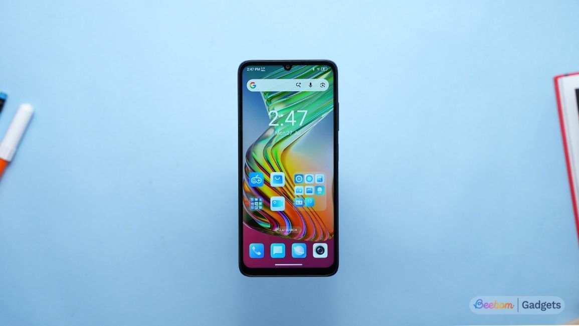 Homescreen of the Lava Virat V1 5G Homescreen of the Lava Virat V1 5G
