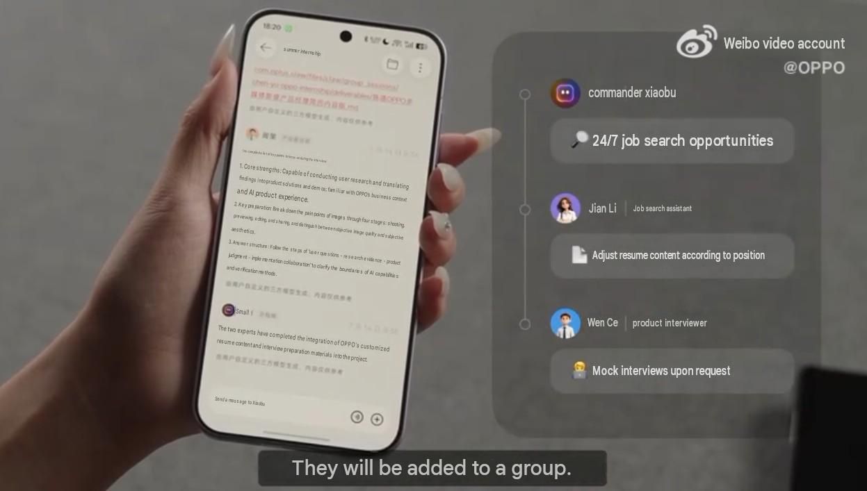 Multiple Agents talking under one AI on Oppo ColorOS Multiple Agents talking under one AI on Oppo ColorOS