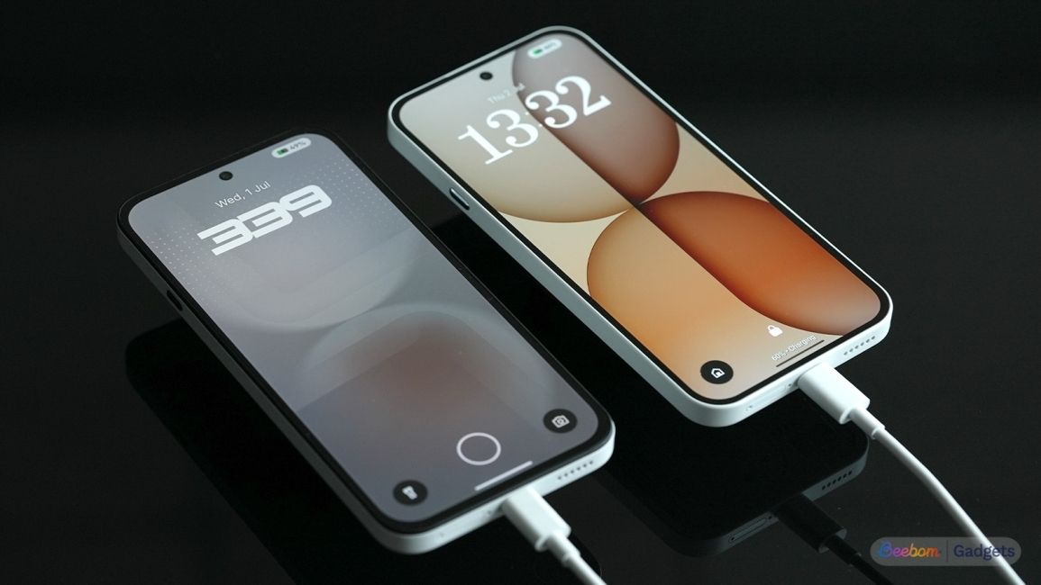 Nothing Phone (4a) vs Nothing Phone (4b) charging showcase